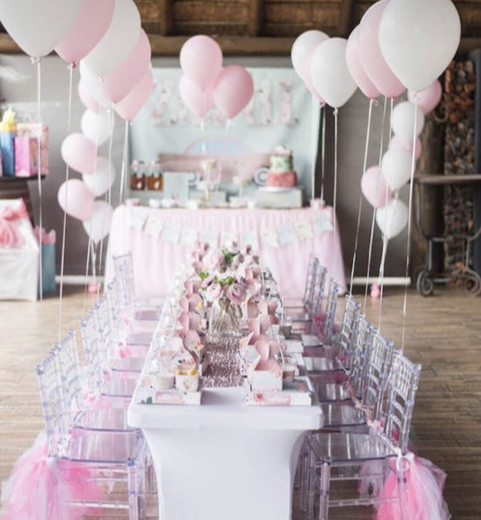 Kids Table with chairs decorated